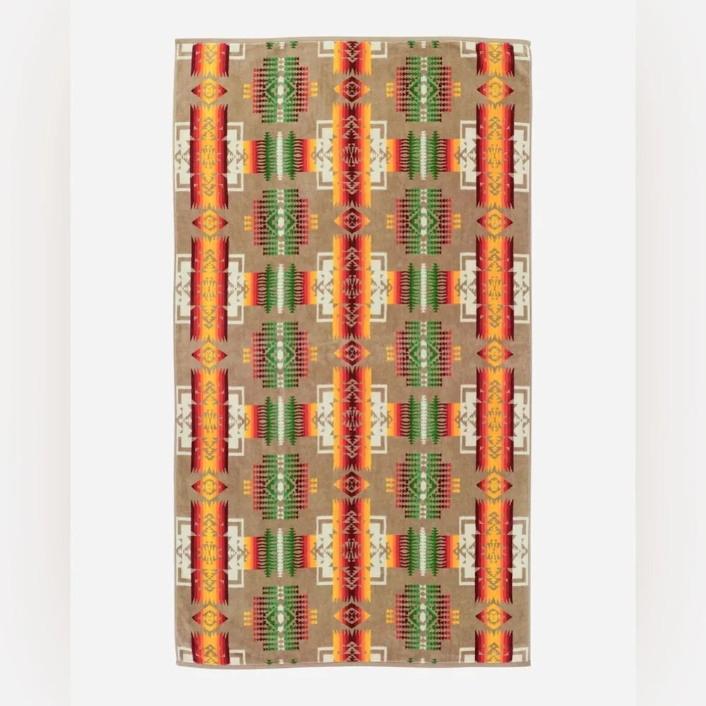 NWT Pendleton Jacquard Spa Towel Chief Joseph Beach Pool XL 40x70 Oversized